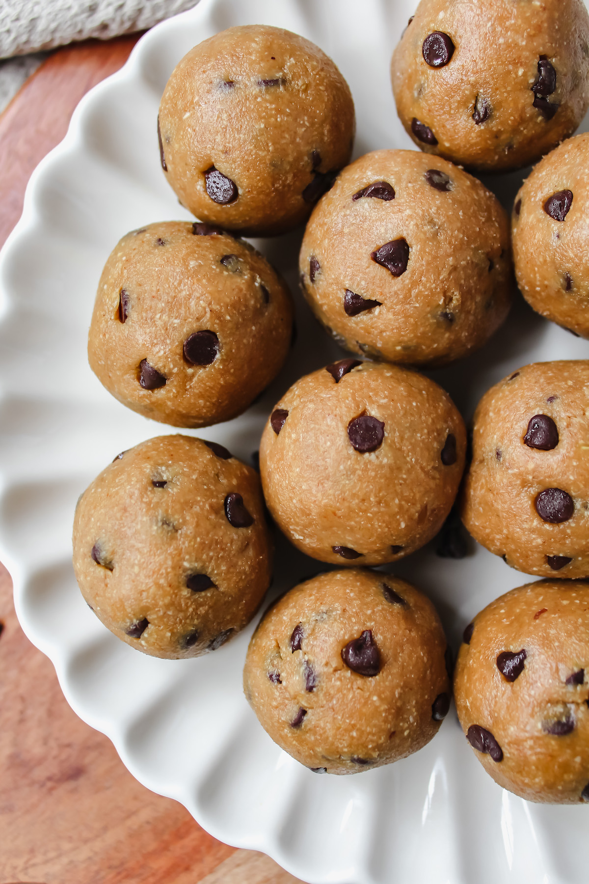 Healthy Cashew Butter Cookie Dough Bites (vegan, glutenfree, oilfree