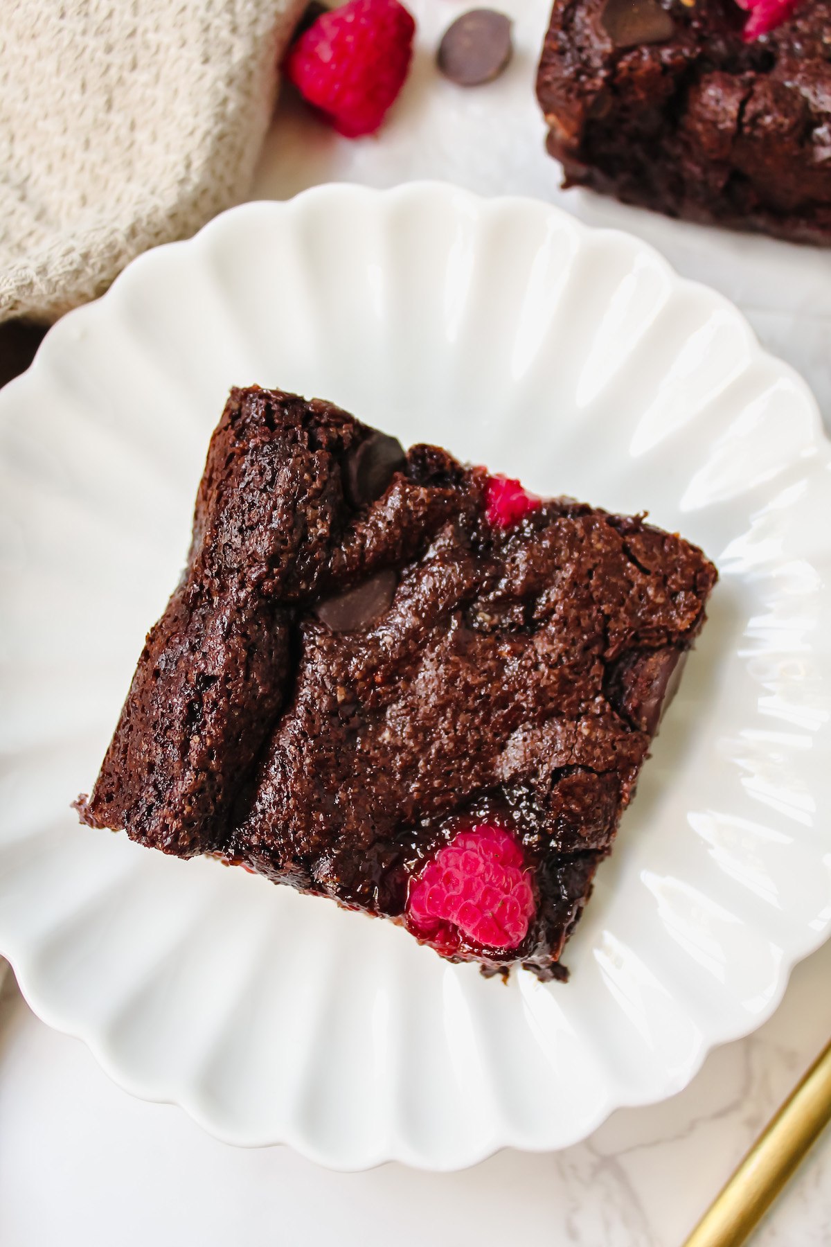 Healthy Fudgy Raspberry Brownies Vegan Gluten Free Nuts About Greens