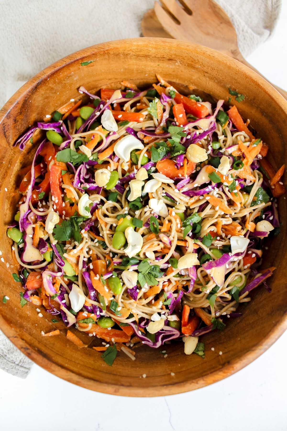 Rainbow Soba Noodle Salad (vegan, gluten-free)