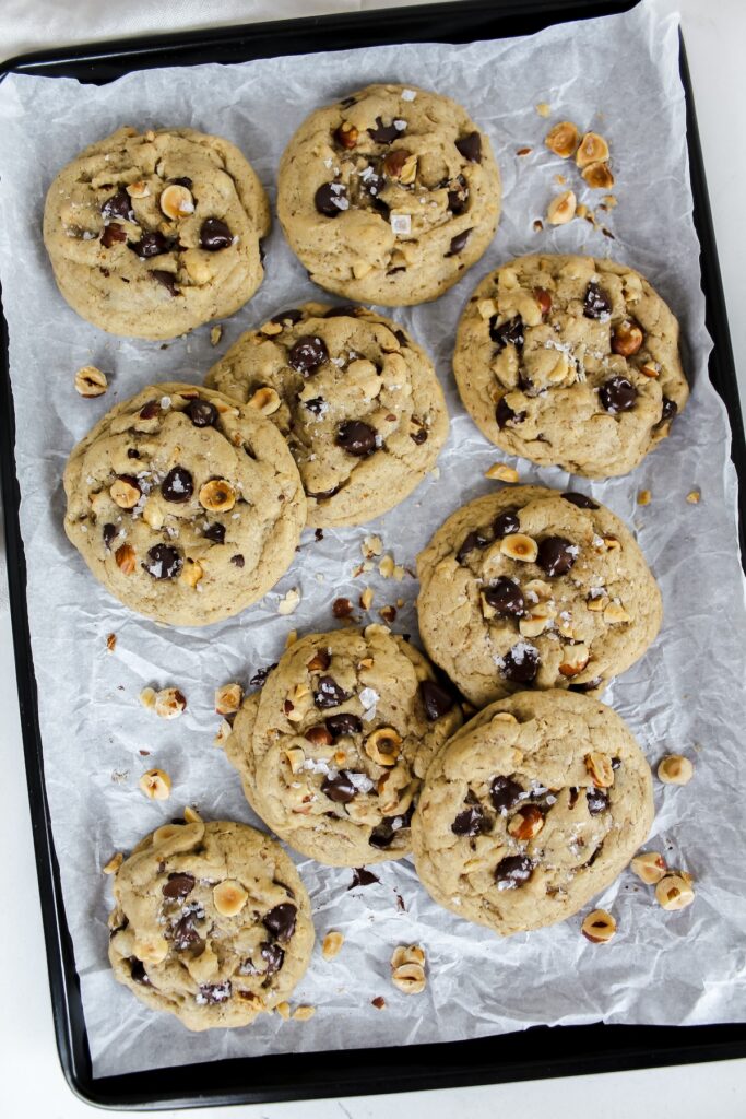 cookies on a sheet pan