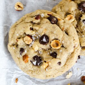 close up overview of a cookie