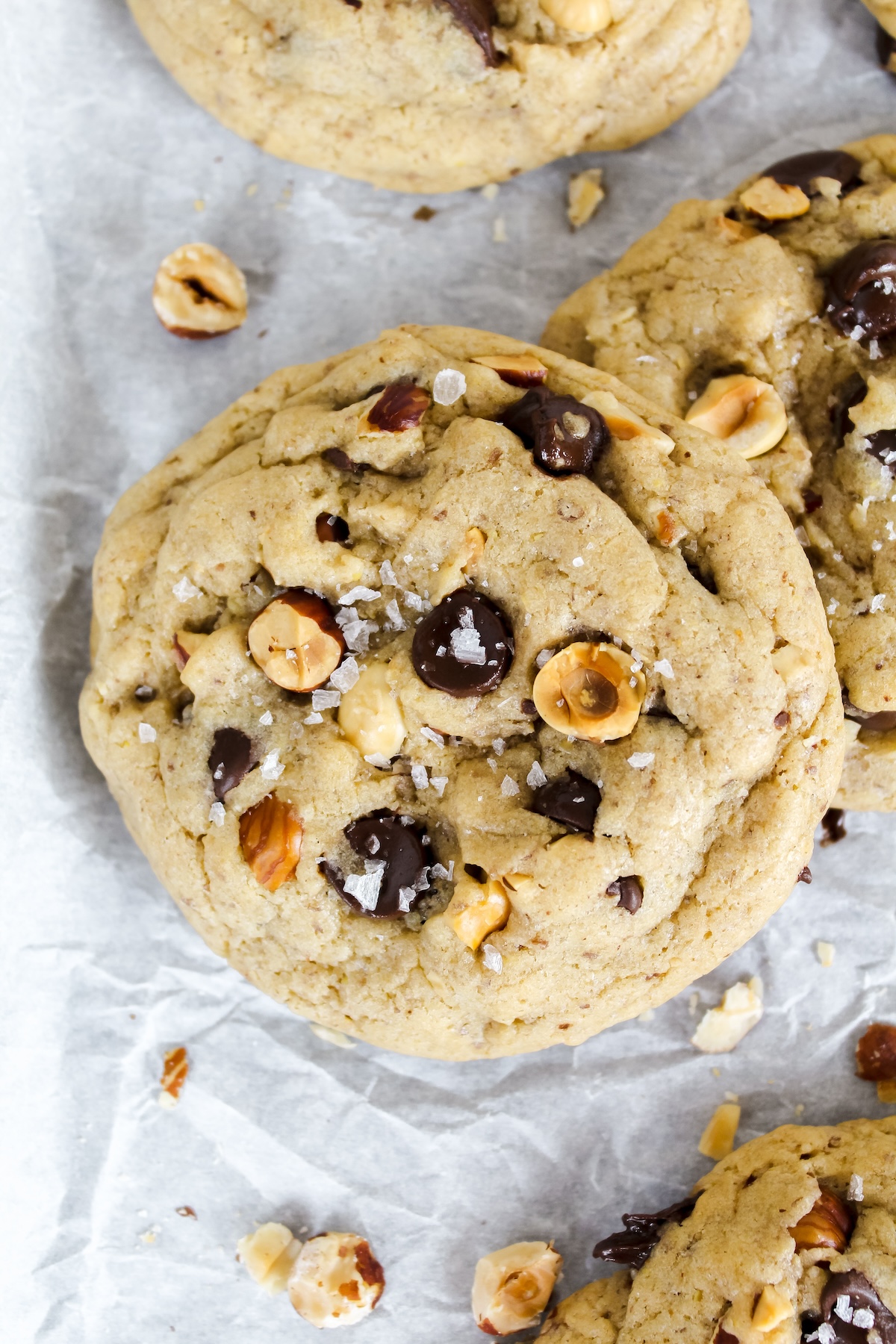 close up overview of a cookie