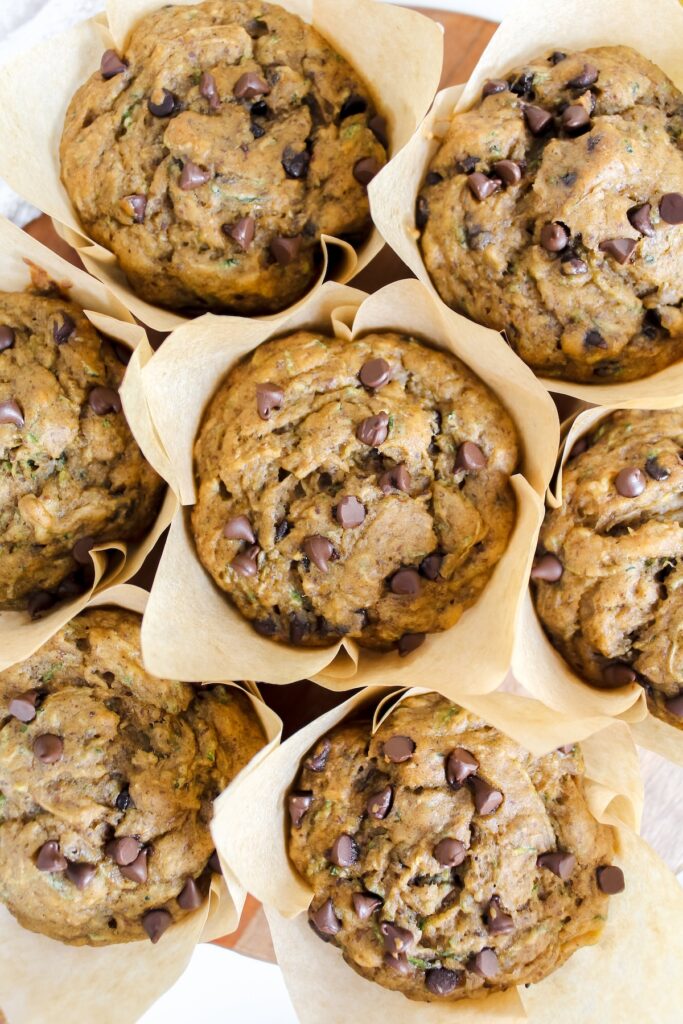 close up shot of muffins