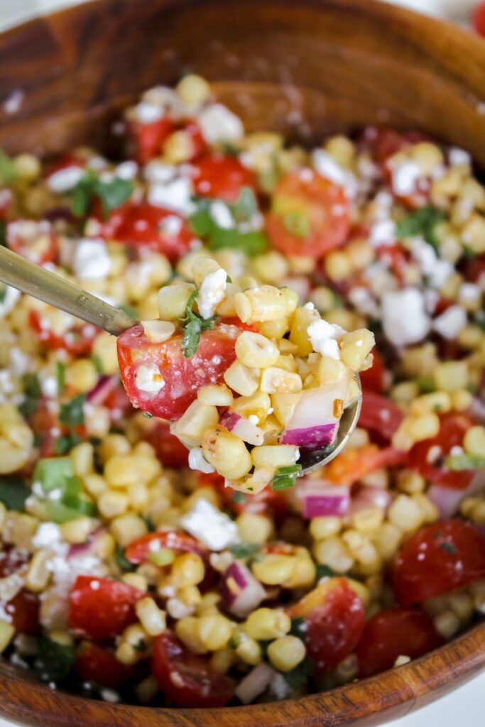 overview shot ot salad
