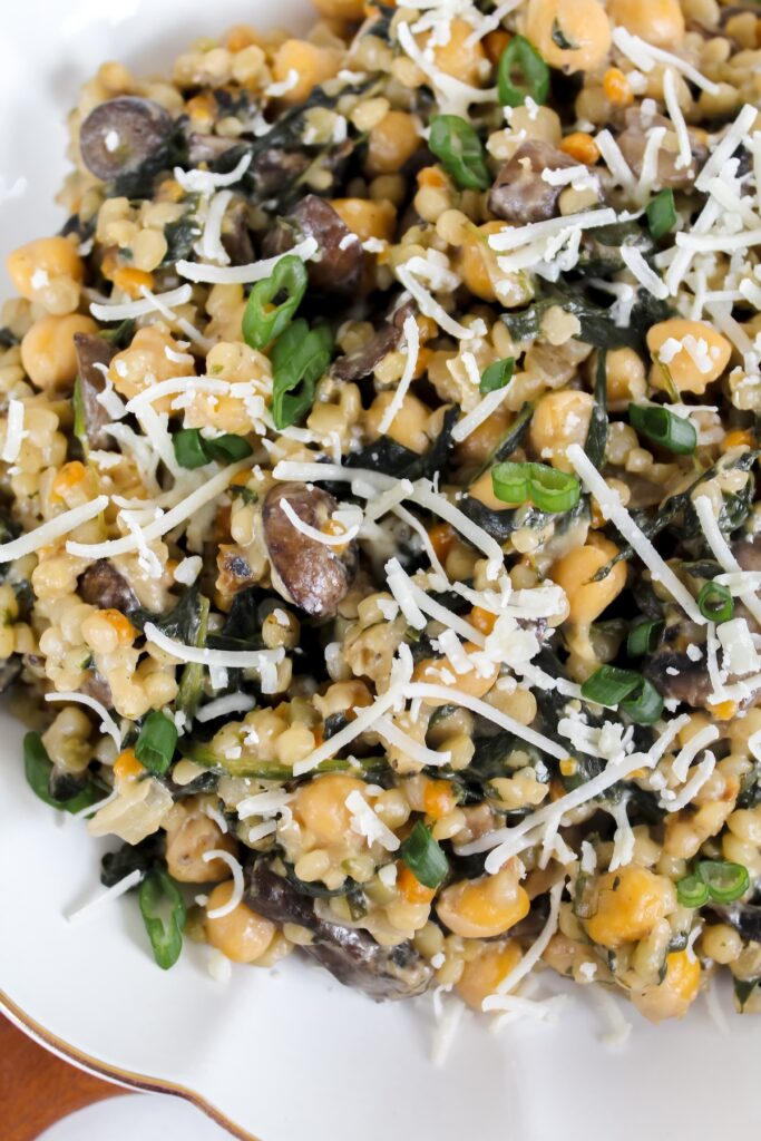 close up shot of couscous