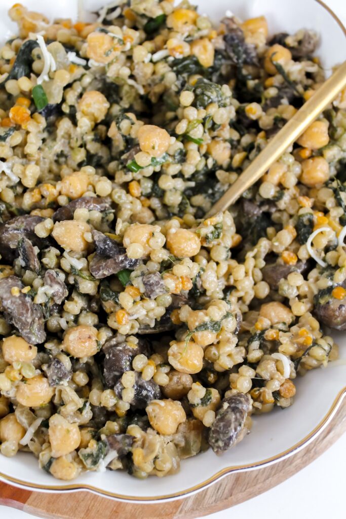 spoon in the couscous